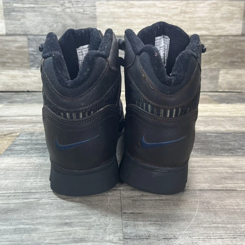 Vtg 90s Nike Air ACG Caldera Boots Men’s Size 7 Brown Blue Leather 940810-ID EUC